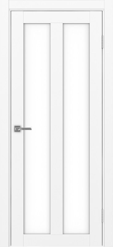 Двери в интерьере - Дверь Эко 521.22 белый снежный, lacobel белый