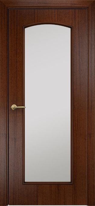 Двери в интерьере - Дверь Оникс Глория красное дерево с черной патиной, сатинат