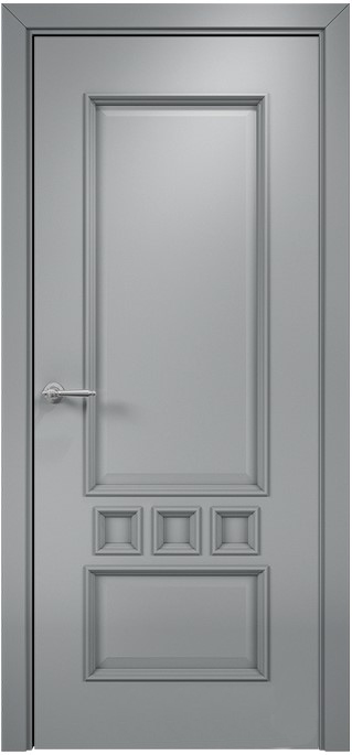 Двери в интерьере - Дверь Оникс Амстердам эмаль RAL 7040, глухая