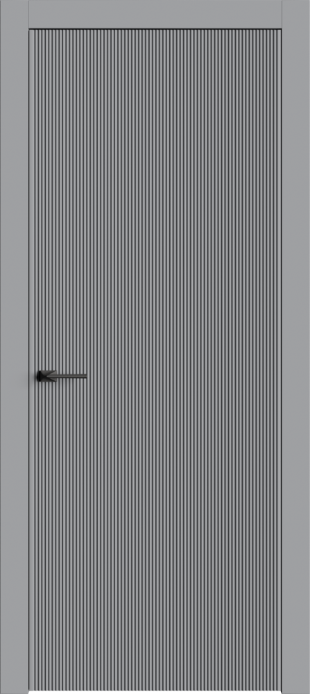 Двери в интерьере - Дверь Линнея-1 серая, глухая
