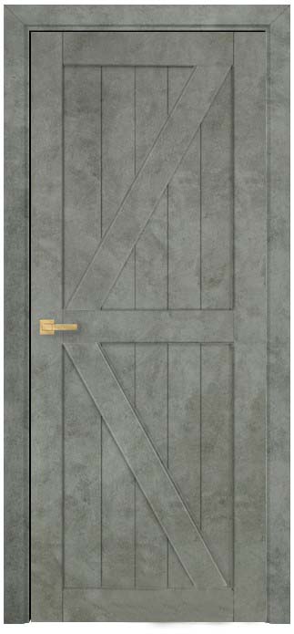 Двери в интерьере - Дверь Оникс Лофт №2 бетон светлый, глухая