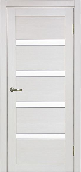 Двери в интерьере - Дверь Эко 505.12 АПС ясень перламутровый молдинг SC, сатинат