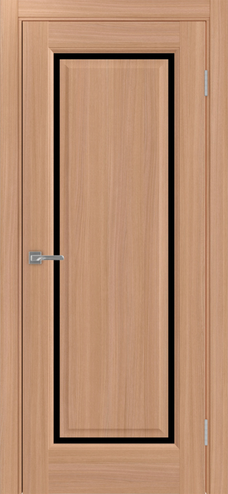 Двери в интерьере - Дверь Эко Neo 601С.21 ясень темный, lacobel черный