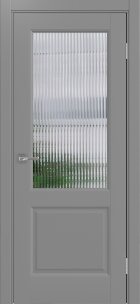 Двери в интерьере - Дверь Эко Neo 602.21 серый, стекло мору