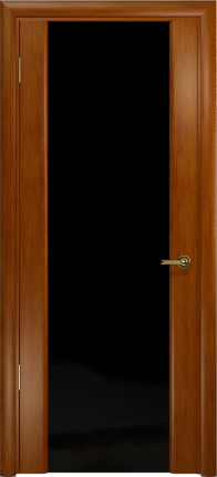 Дверь Арт Деко Спациа-3 темный анегри, черный триплекс