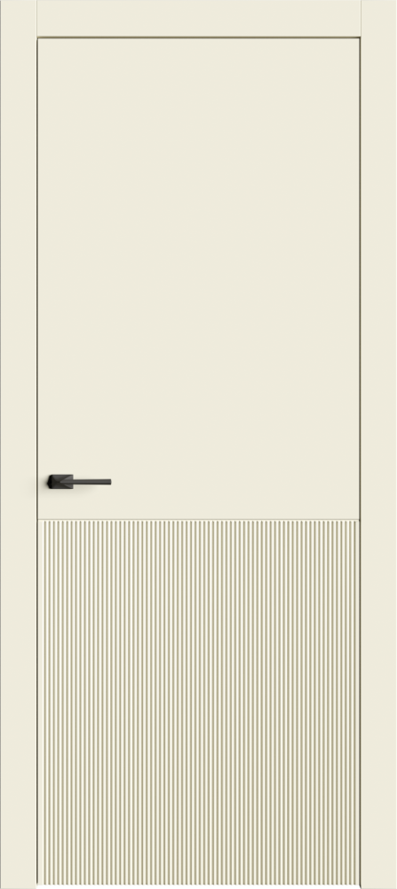 Двери в интерьере - Дверь Лайн8 эмаль RAL 9001, глухая