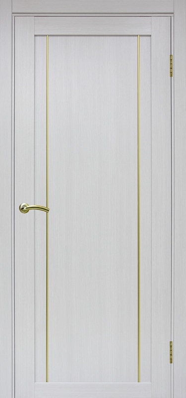 Двери в интерьере - Дверь Эко 522.111 АПП ясень серебристый молдинг SG, глухая