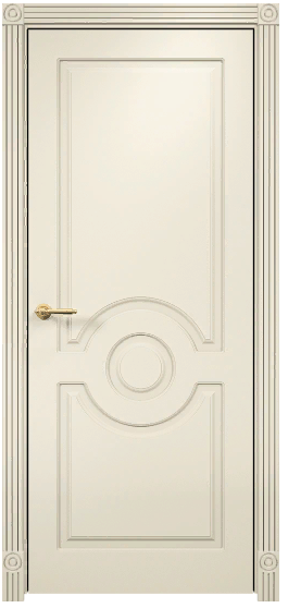 Двери в интерьере - Дверь Оникс Рада фрезерованная эмаль слоновая кость, глухая