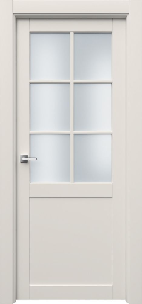 Двери в интерьере - Дверь Парн2Р6с эмаль RAL 9001, сатинат