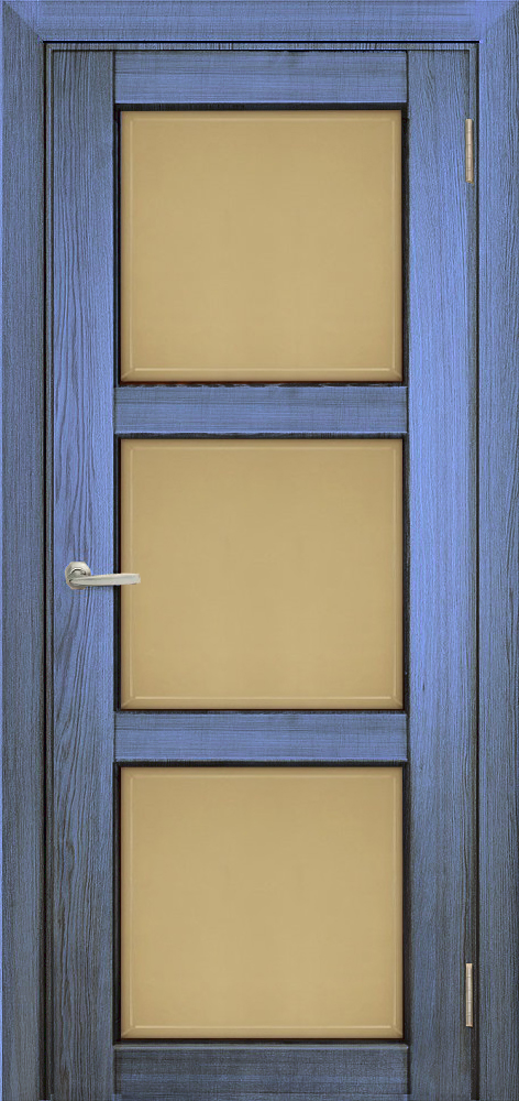 Двери в интерьере - Дверь Берест массив сосны Браво можжевельник, стекло бронза