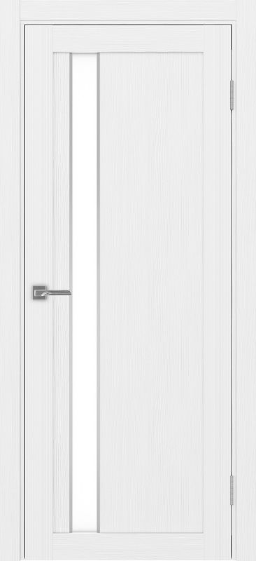 Двери в интерьере - Дверь Эко 528.121 АПП белый лед молдинг SC, lacobel белый