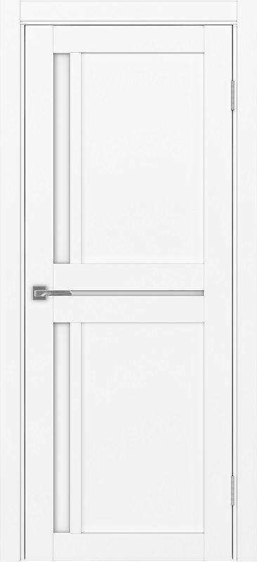 Двери в интерьере - Дверь Эко 523.221 белый снежный, lacobel белый