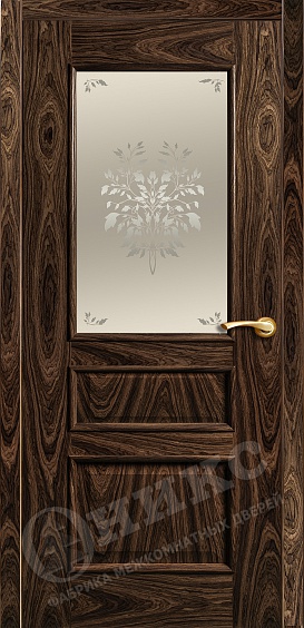 Дверь Оникс Версаль американский орех, сатинат художественный Дерево