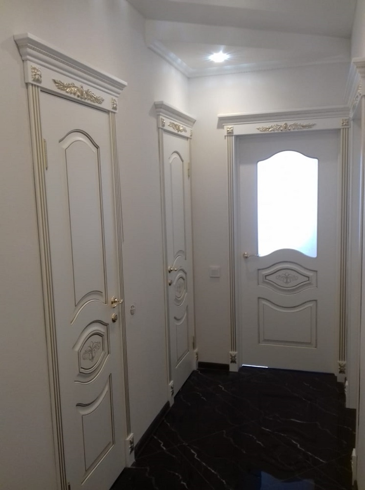 Дверь Оникс Сицилия эмаль белая, глухая. Фото №5