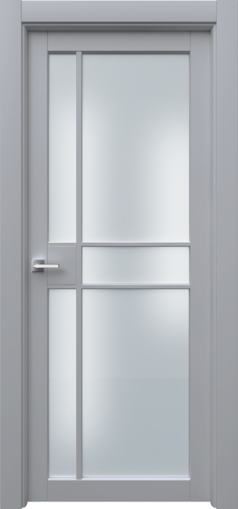 Двери в интерьере - Дверь Ронда-2 R5 эмаль RAL 7047, сатинат