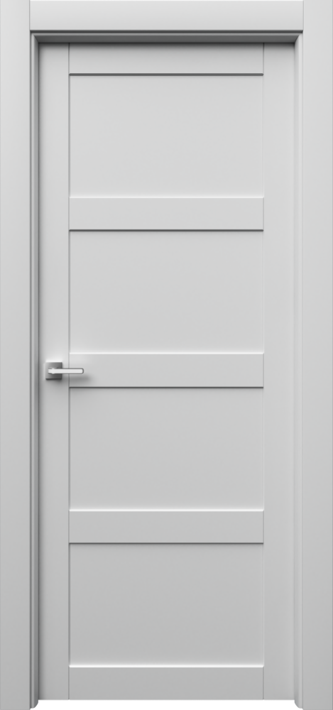 Двери в интерьере - Дверь Парнас-44 эмаль белая, глухая