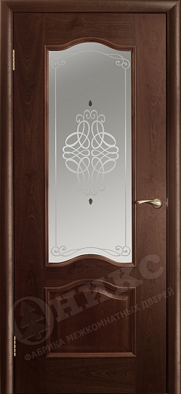 Двери в интерьере - Дверь Оникс Классика палисандр, фьюзинг "Ажур"