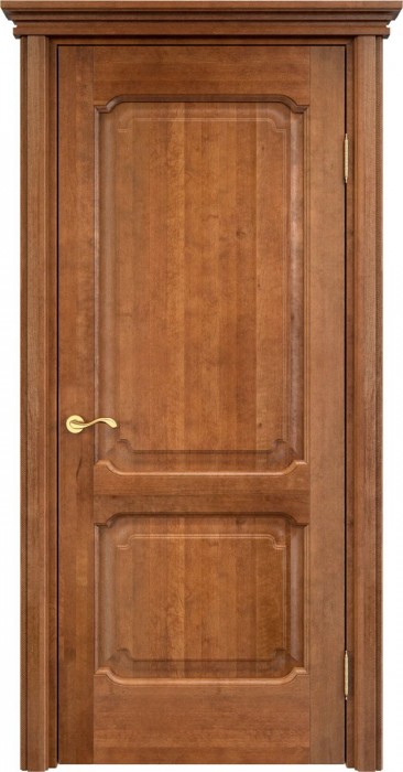 Дверь Итальянская Легенда массив ольхи ОЛ7.2 орех 10%, глухая. Фото №2