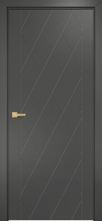 Двери в интерьере - Дверь Оникс Концепт №5 PVC серый, глухая