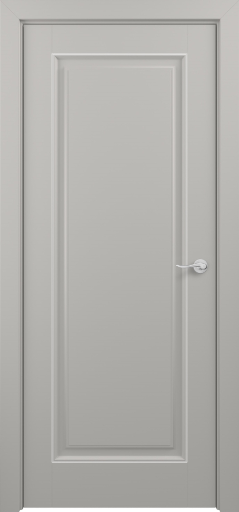 Двери в интерьере - Дверь Z Neapol Т2 эмаль серая patina Silver, глухая