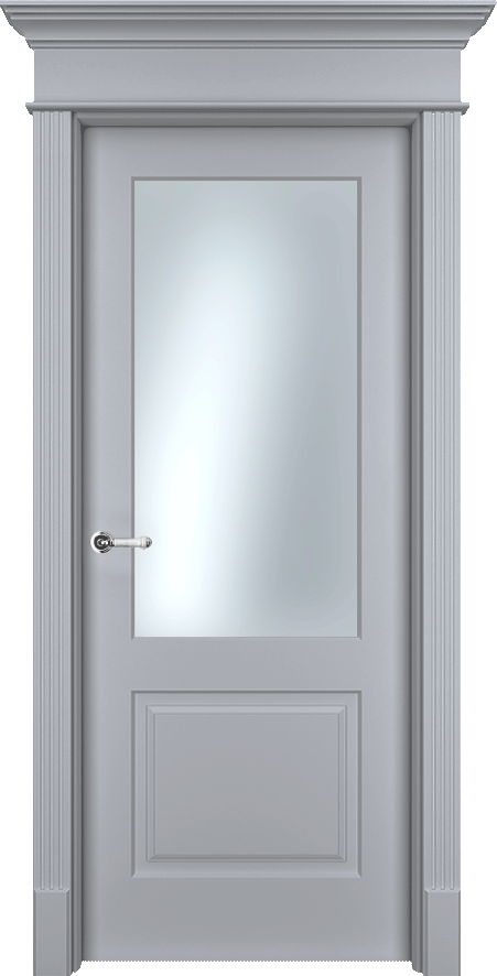 Двери в интерьере - Дверь Нф2с эмаль RAL 7047, сатинат