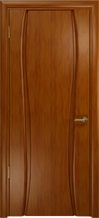 Дверь Арт Деко Лиана-2 темный анегри, глухая