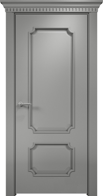 Двери в интерьере - Дверь Оникс Палермо эмаль RAL 7036, глухая