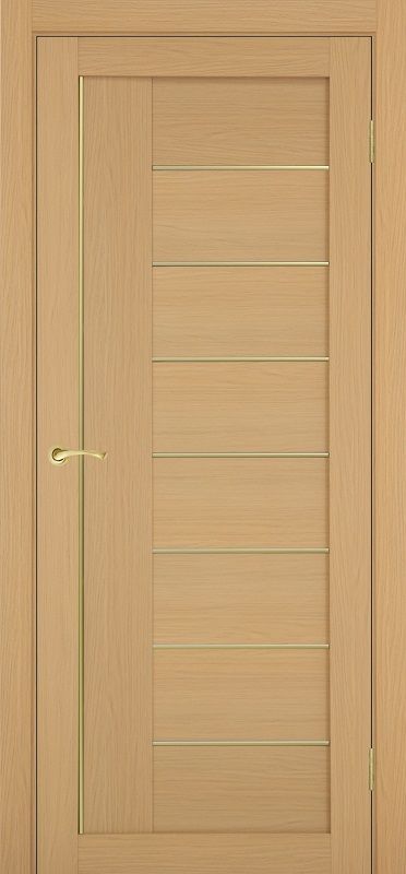 Двери в интерьере - Дверь Эко 524.11 АПП ясень темный молдинг SG, глухая