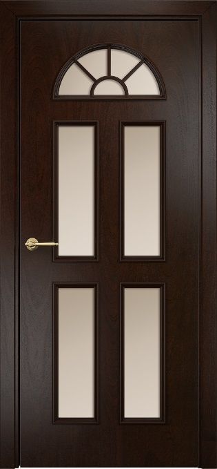 Двери в интерьере - Дверь Оникс Бостон палисандр, сатинат бронза