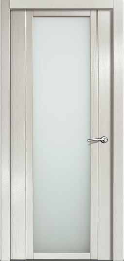 Двери в интерьере - Дверь Milyana QDO X ясень жемчуг, триплекс белый