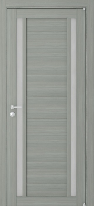 Двери в интерьере - Дверь ДР экошпон Eco-Light 2122 графит велюр, стекло