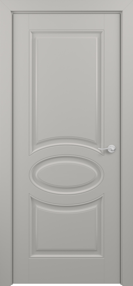 Двери в интерьере - Дверь Z Provans Т2 эмаль серая, глухая