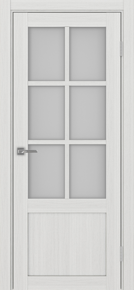 Двери в интерьере - Дверь Эко 541.2221 ПФ ясень серебристый, сатинат