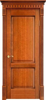 Двери в интерьере - Дверь ПМЦ массив ольхи ОЛ13 медовый с патиной орех, глухая