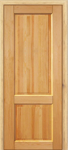 Дверь Интерьер Уют массив сосны Модерн, сорт Экстра, филенка 28 мм глухая