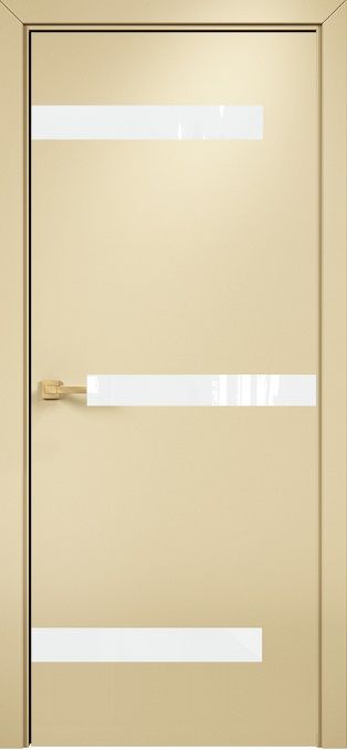 Двери в интерьере - Дверь Оникс Силуэт эмаль RAL 1015, глухая