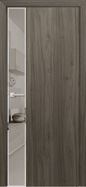 Двери в интерьере - Дверь Оникс Сеул CPL noce effetto, глухая