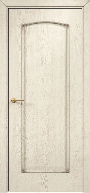 Двери в интерьере - Дверь Оникс Глория эмаль слоновая кость с патиной, глухая