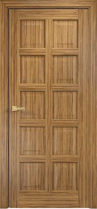 Двери в интерьере - Дверь Оникс Вена 2 зебрано, глухая