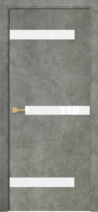 Двери в интерьере - Дверь Оникс Силуэт бетон светлый, глухая