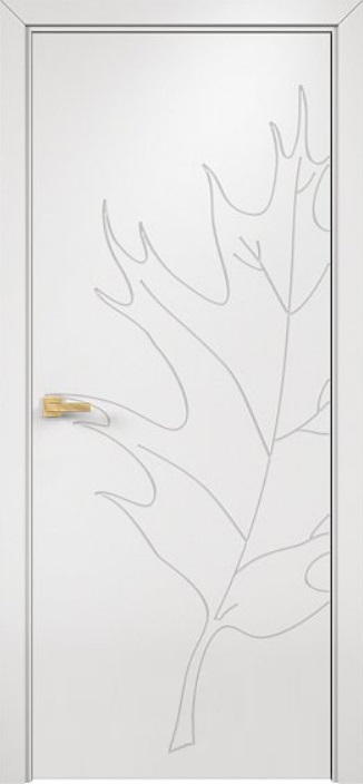 Двери в интерьере - Дверь Оникс Концепт №12 PVC белый, глухая