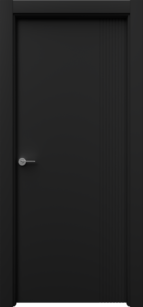 Двери в интерьере - Дверь Батис-3 эмаль RAL 9005, глухая