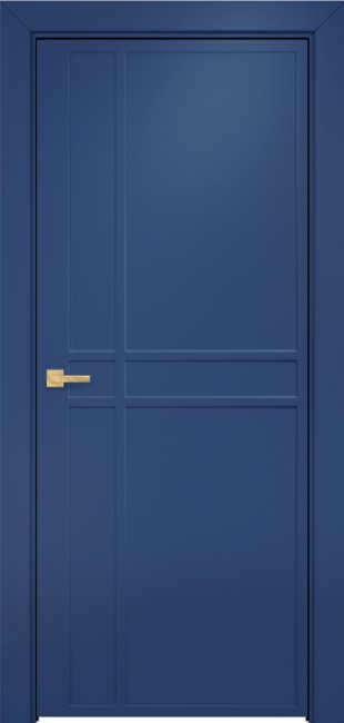 Двери в интерьере - Дверь Оникс Оксфорд 1 фрезерованная эмаль RAL 5000, глухая