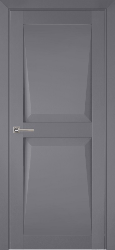 Двери в интерьере - Дверь ДР Perfecto экошпон 103 Barhat Grey, глухая