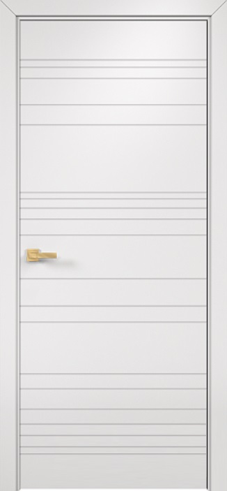 Двери в интерьере - Дверь Оникс Концепт №3 PVC белый, глухая