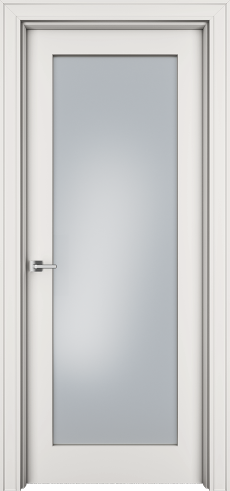Двери в интерьере - Дверь Паспарту эмаль RAL 9010, сатинат