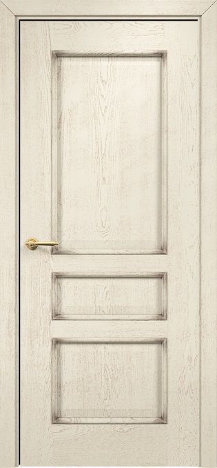 Дверь Оникс Версаль эмаль слоновая кость с патиной, глухая