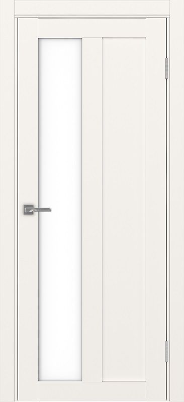 Двери в интерьере - Дверь Эко 521.21 бежевый, lacobel белый