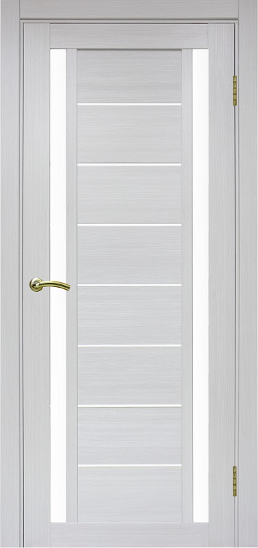Двери в интерьере - Дверь Эко 558.212 ясень серебристый, сатинат