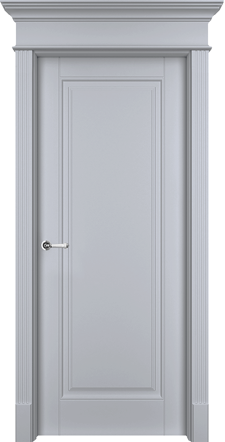 Двери в интерьере - Дверь Оксф эмаль RAL 7047, глухая
